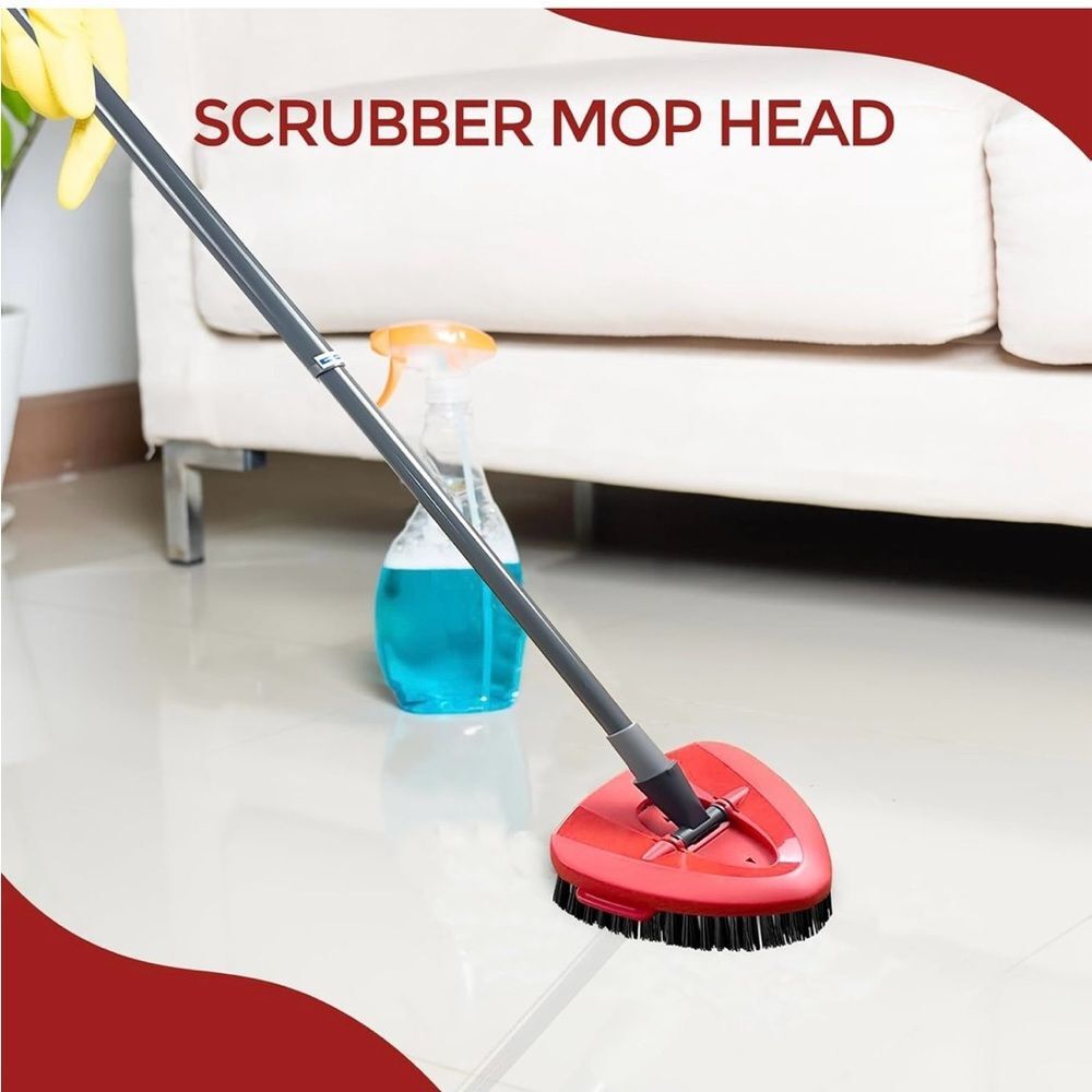 2 pack Spin Mop Scrub Brush Head Compatible for O Cedar